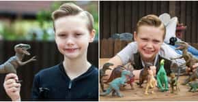 Apaixonado por dinossauros, menino de 9 anos aponta erro de museu