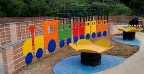 Parque Cordeiro, em São Paulo, ganha playground acessível para crianças com deficiência