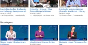 Unesp disponibiliza aulas em vídeos no YouTube