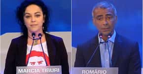 ‘Sou negro’, rebate Romário após crítica de candidata em debate