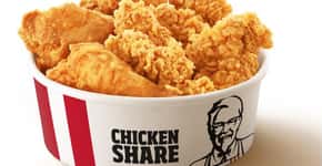 Tirinhas de frango no KFC a R$ 9,90 até sexta, 21; pegue o cupom