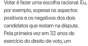 Opinião: voto Joaquim Barbosa em Haddad é uma bomba em Bolsonaro