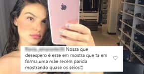 Isis Valverde é criticada por se exibir no Instagram após o parto