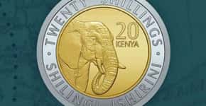 Animais são homenageados em novas moedas no Quênia