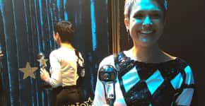 Vestido de Sandra Annenberg em premiação tem detalhe emocionante
