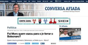 Jornalista da Record: Moro é suspeito de vazamento para TV Globo