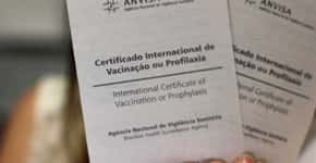 Certificado internacional de vacinação poderá ser emitido online