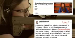 Vídeo ataca encenação com armas de Joyce, aliada de Bolsonaro