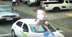 Vereador passa por cima de carro e viraliza; assista ao vídeo