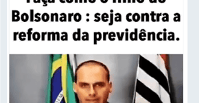 Vídeo de Eduardo Bolsonaro contra reforma da previdência viraliza