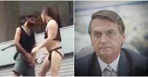 Bolsonaro generaliza e mostra cena de garoto urinando em bloco