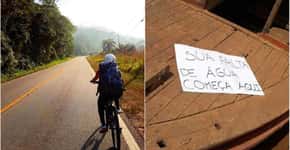 Ativistas fazem viagem de bike para registrar impactos ambientais