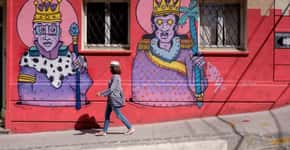 Contemple a arte de rua da cidade chilena Valparaíso