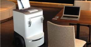 ‘Impressora robô’ leva documentos até a mesa do dono