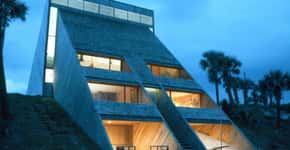 Casa geométrica da Flórida está à venda pela 1ª vez