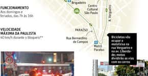 Ciclofaixa da Paulista terá ligação com Centro. Veja o mapa
