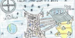 Brasileiro de 9 anos cria coletor de lixo espacial e ganha prêmio