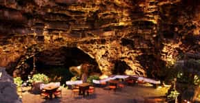 Espanha tem bar e restaurante dentro de lava vulcânica
