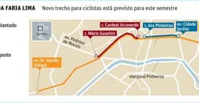 Faria Lima vai ganhar ciclovia de 2 km