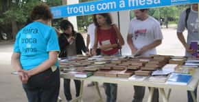 Feira de troca de livros e gibis no Parque Anhanguera