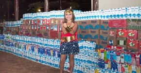 Menina vence câncer e arrecada 5.000 litros de leite para doação