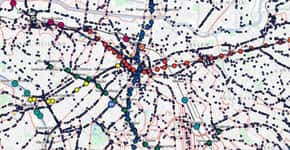 Mapa mostra em tempo real a movimentação de trens e ônibus no mundo