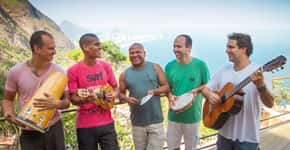 Morô Maria faz roda de samba com vista panorâmica da zona sul