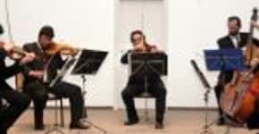 Quinteto Brasileiro de Cordas executa música erudita no Museu da Casa Brasileira