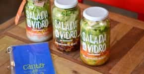 ‘Salada de Vidro’ é refeição saudável, barata e ecológica