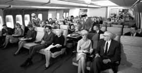 Veja como era viajar de avião nos anos 50, 60 e 70