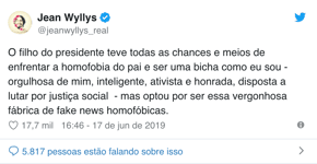 E se Jean Wyllys não estiver mentindo sobre Carlos Bolsonaro?