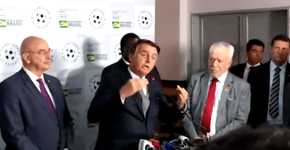 Bolsonaro grita com jornalista e admite que ‘pequena parte’ passa fome