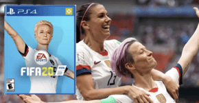 Campanha mundial pede pela jogadora Megan Rapinoe na capa do FIFA