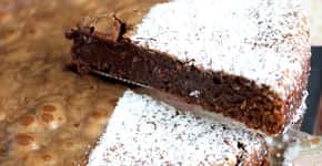 Brownie com 3 ingredientes: o mais fácil do mundo