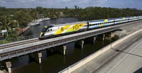 Trem de alta velocidade vai ligar Orlando a Miami em 3h