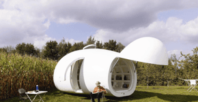 Arquitetos contornam lei e constroem escritório em forma de ovo