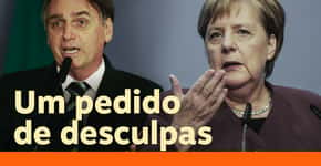 Um pedido de desculpas à Angela Merkel pelas ofensas de Bolsonaro
