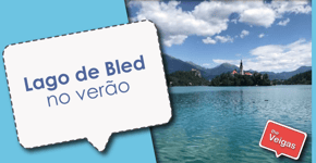 O paradisíaco lago de Bled, na Eslovênia