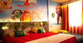 Hotel no interior de SP ganha quarto temático dos Angry Birds