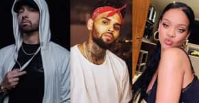 Eminem apoia Chris Brown em agressão a Rihanna a chama de ‘vadia’