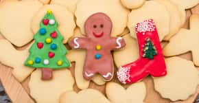 Veja como fazer biscoitos de Natal com apenas 5 ingredientes