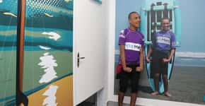 Santos inaugura 1ª escola de surfe para pessoas com deficiência