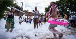Pilantragi abre Carnaval da Casa das Caldeiras com banho de espuma!