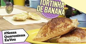 TORTINHA DE BANANA | Você vai até comer sorrindo