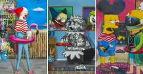 Expo 360º 'Regra de Três' reúne graffitis para curtir em casa
