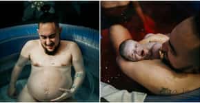 Fotógrafa retrata parto humanizado de homem trans em fotos emocionantes ❤