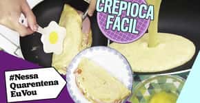 CREPIOCA DE PEITO DE PERU | Café da manhã prático na quarentena