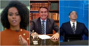 Incomodado com a Globo, Bolsonaro critica Maju e debocha do JN