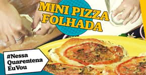 MINIPIZZA FOLHADA | Jeito fácil de preparar pizza em casa