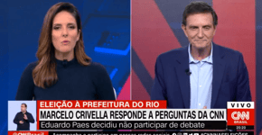 Monalisa Perrone repreende Crivella em debate ao vivo na CNN Brasil